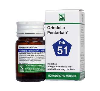 Grindelia Pentarkan (Ptk-51) - Dr. Willmar Schwabe India- The Homoeopathy Store