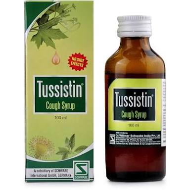 Tussistin cough syrup - Dr. Willmar Schwabe India- The Homoeopathy Store