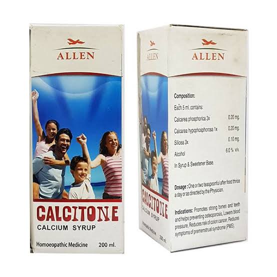 Calcitone calcium syrup 200 ml - Allen- The Homoeopathy Store