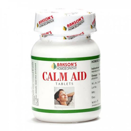 Calm Aid Tabs - Bakson- The Homoeopathy Store