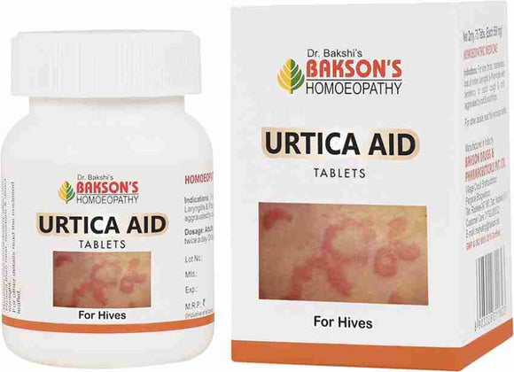 Urtica Aid Tablets Bakson - The Homoeopathy Store