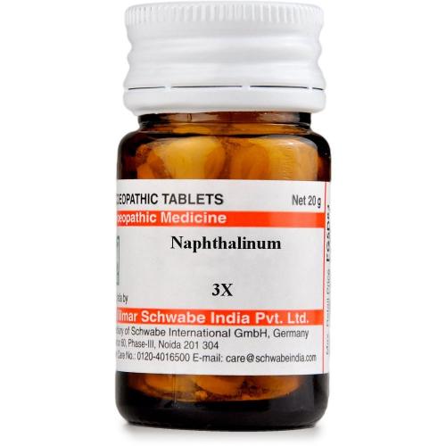 Naphthalinum 3x Tablets WSI - Dr. Willmar Schwabe India- The Homoeopathy Store