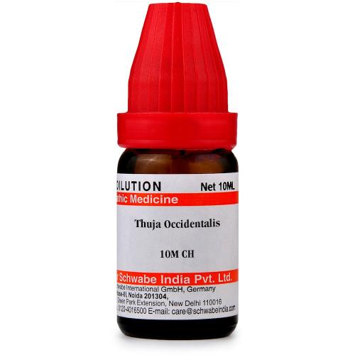 Thuja Occidentalis 10 M 10 ml Schwabe - Dr. Willmar Schwabe India- The Homoeopathy Store