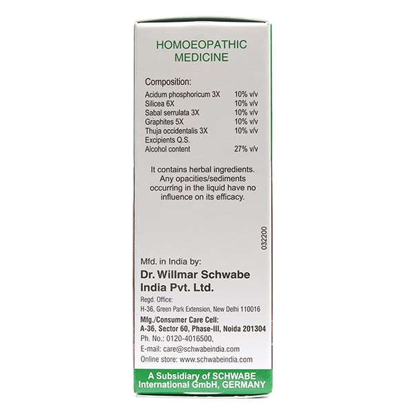 Zauber Hair Drops 30 ml - Dr. Willmar Schwabe India- The Homoeopathy Store